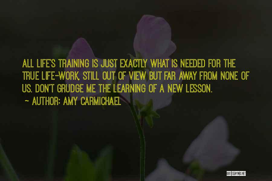 Learning My Lesson Quotes By Amy Carmichael