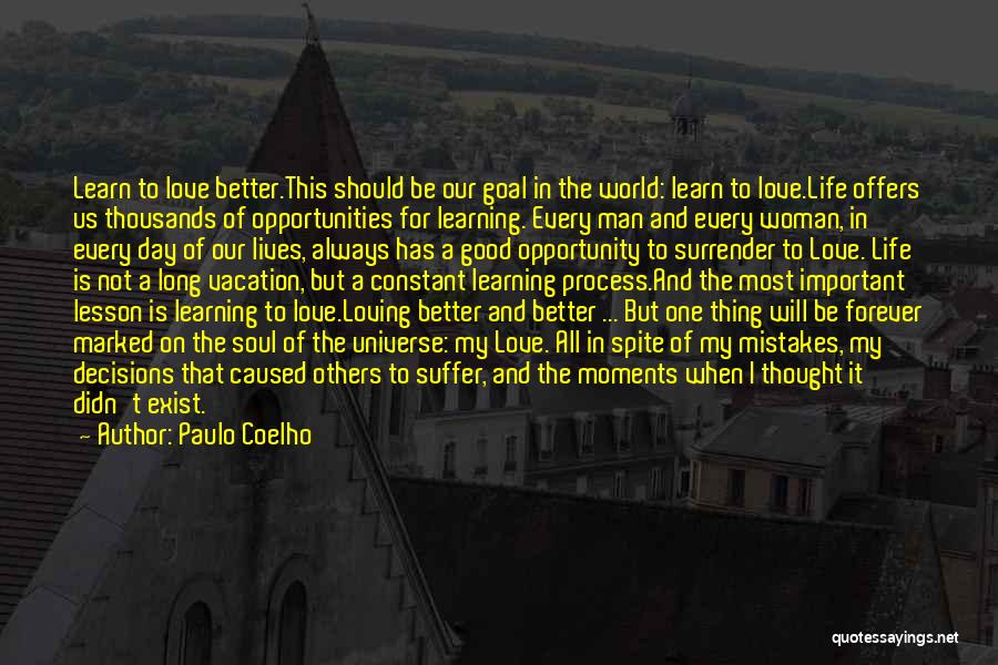 Learning My Mistakes Quotes By Paulo Coelho