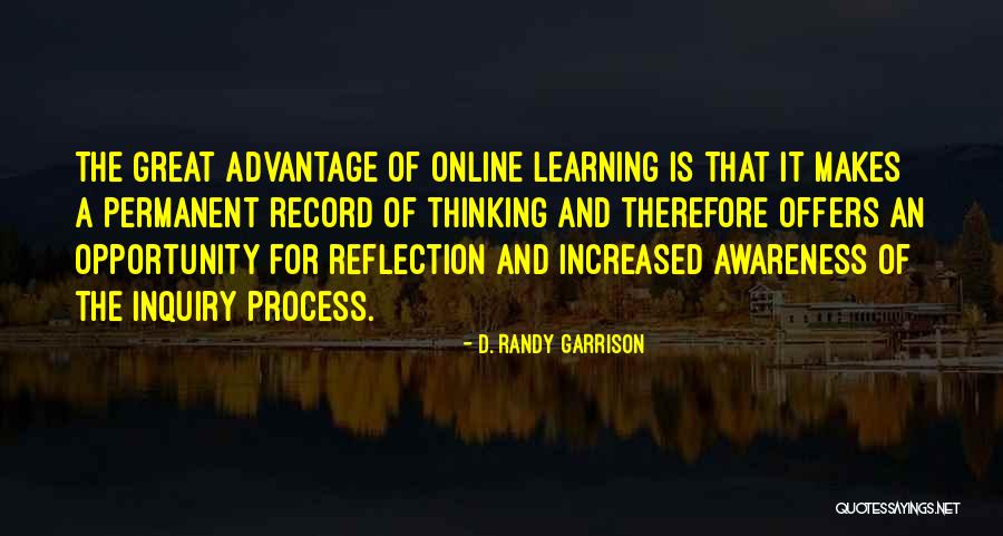 Learning Online Quotes By D. Randy Garrison Learning Online Quotes By D. Randy Garrison