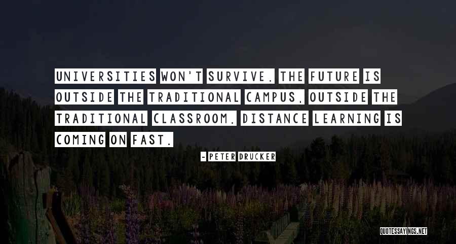 Learning Outside Classroom Quotes By Peter Drucker Learning Outside Classroom Quotes By Peter Drucker