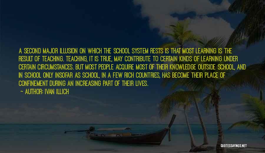 Learning Outside Of School Quotes By Ivan Illich