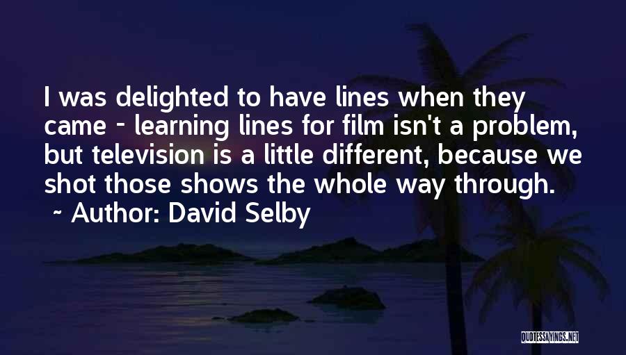 Learning Outside The Lines Quotes By David Selby