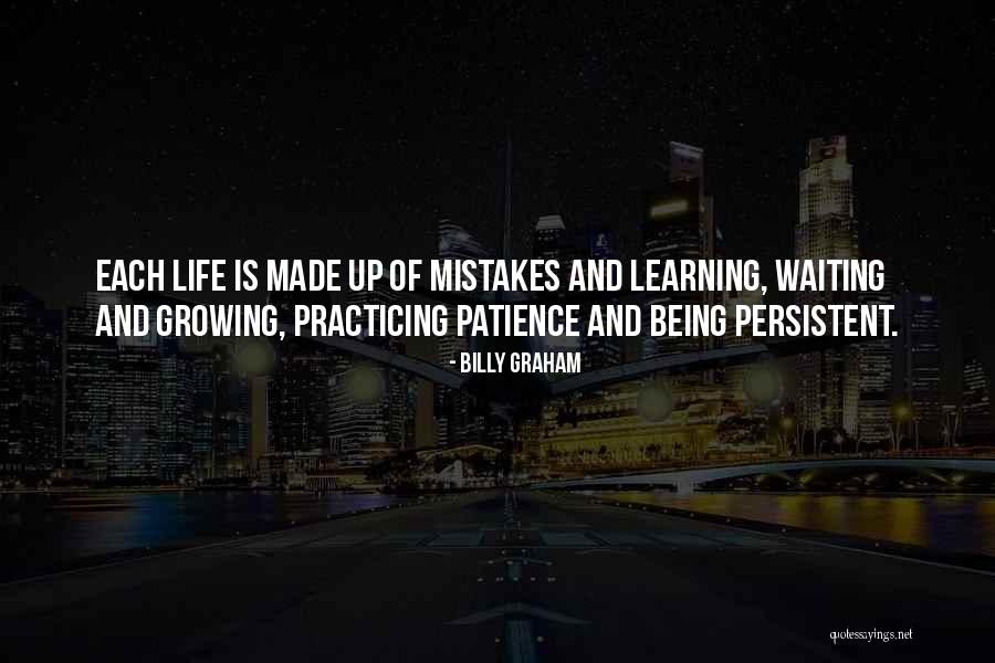 Learning Past Mistakes Quotes By Billy Graham