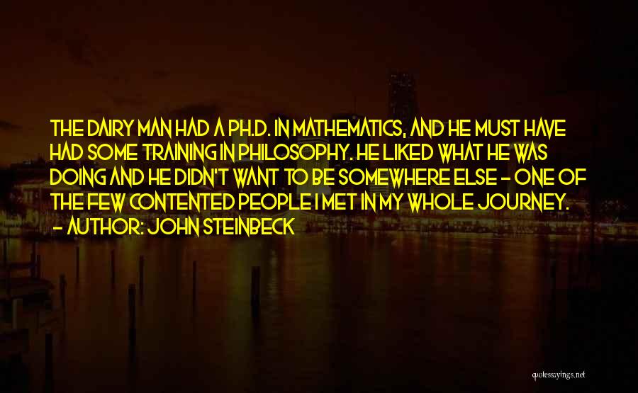 Learning Philosophy Quotes By John Steinbeck