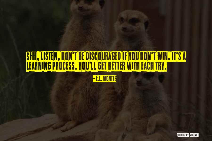 Learning Process Quotes By E.L. Montes Learning Process Quotes By E.L. Montes