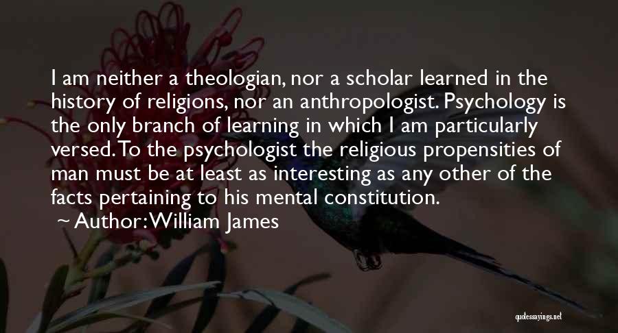 Learning Psychology Quotes By William James
