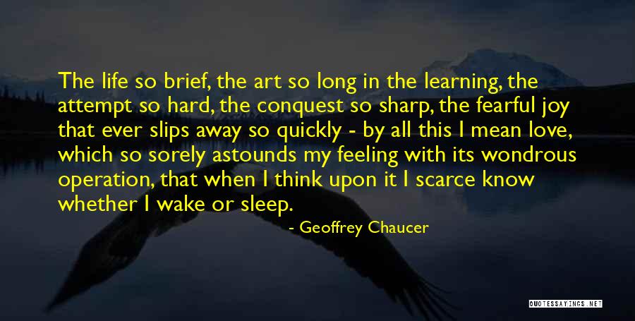 Learning Quickly Quotes By Geoffrey Chaucer Learning Quickly Quotes By Geoffrey Chaucer