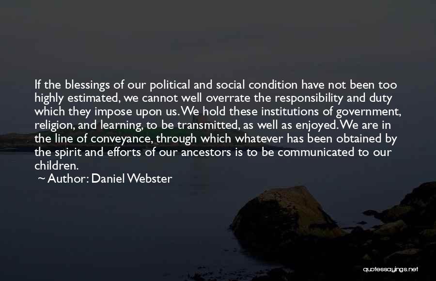 Learning Religion Quotes By Daniel Webster