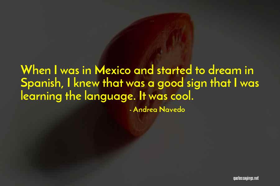 Learning Spanish Language Quotes By Andrea Navedo