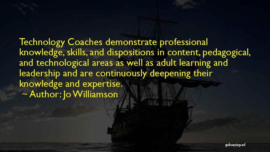 Learning Technology Quotes By Jo Williamson