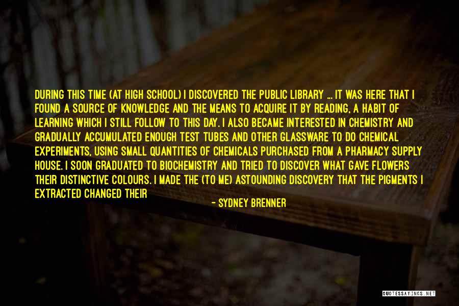 Learning Test Quotes By Sydney Brenner Learning Test Quotes By Sydney Brenner