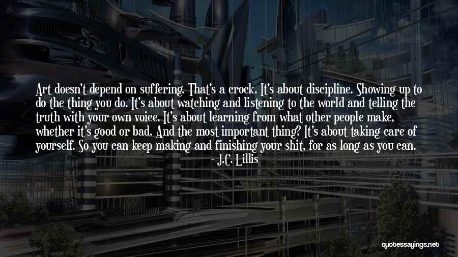 Learning The Truth About People Quotes By J.C. Lillis Learning The Truth About People Quotes By J.C. Lillis
