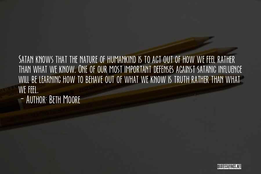 Learning The Truth Quotes By Beth Moore