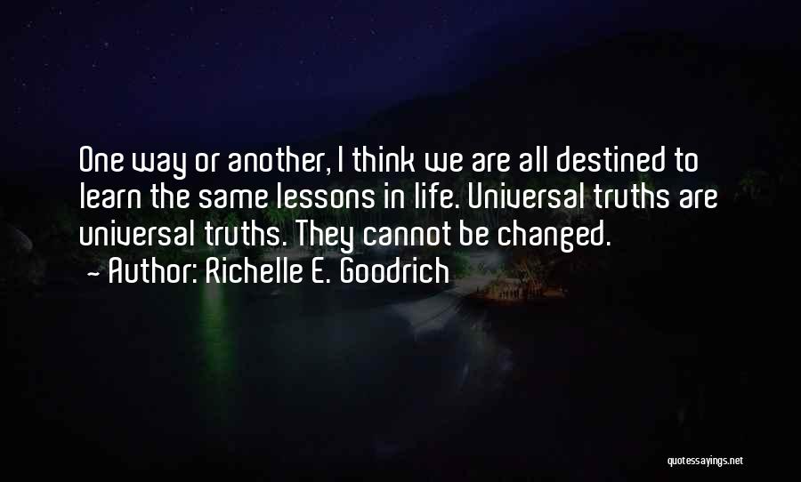 Learning The Truth Quotes By Richelle E. Goodrich