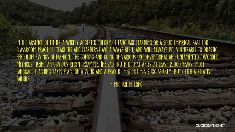 Learning Theory Quotes By Michael H. Long