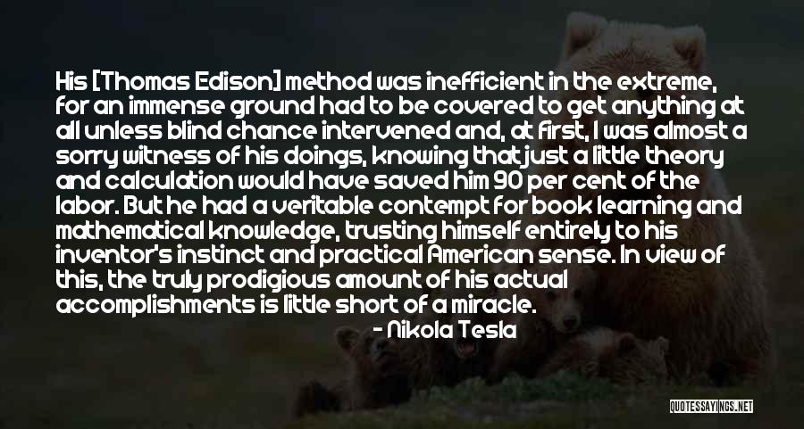 Learning Theory Quotes By Nikola Tesla