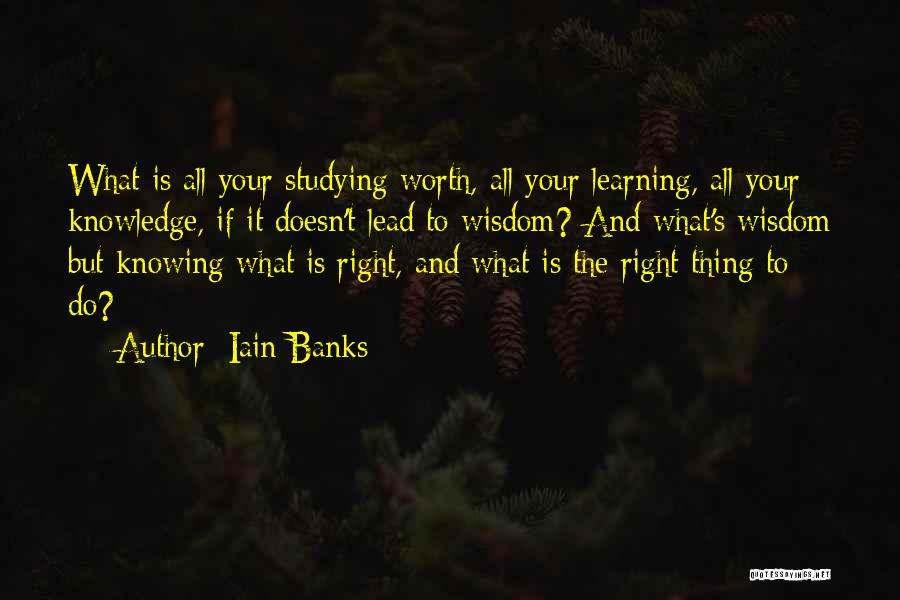 Learning To Lead Quotes By Iain Banks