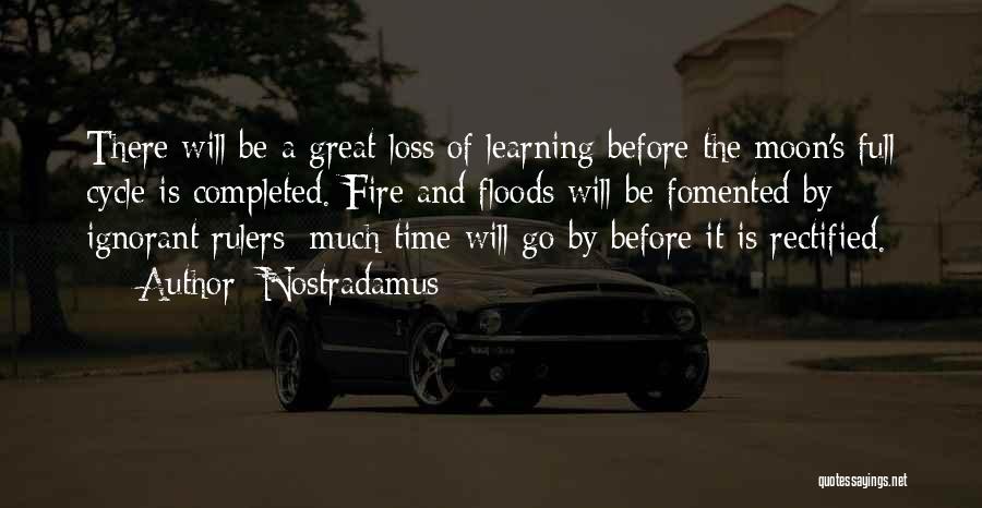 Learning To Let Go Of The Past Quotes By Nostradamus