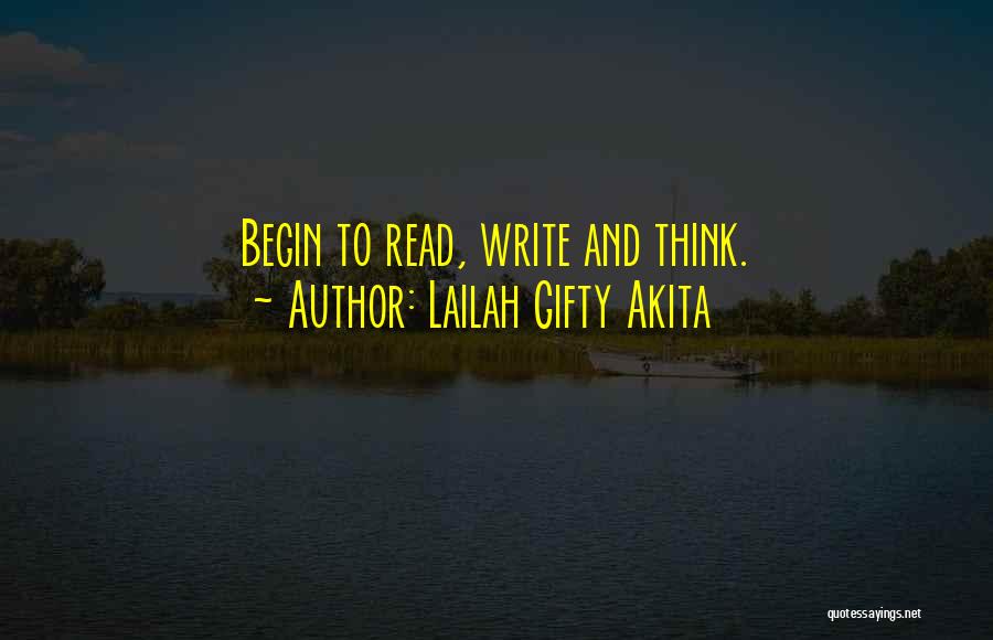 Learning To Read And Write Quotes By Lailah Gifty Akita