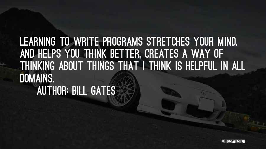 Learning To Write Quotes By Bill Gates