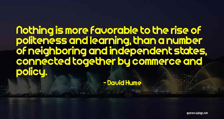 Learning Together Quotes By David Hume