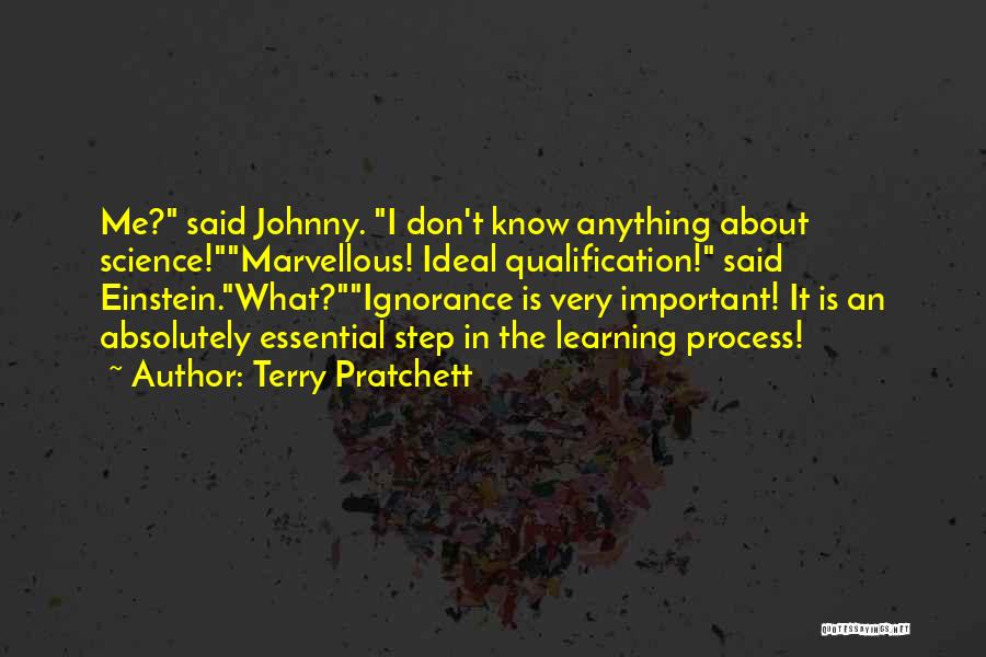 Learning What's Important Quotes By Terry Pratchett