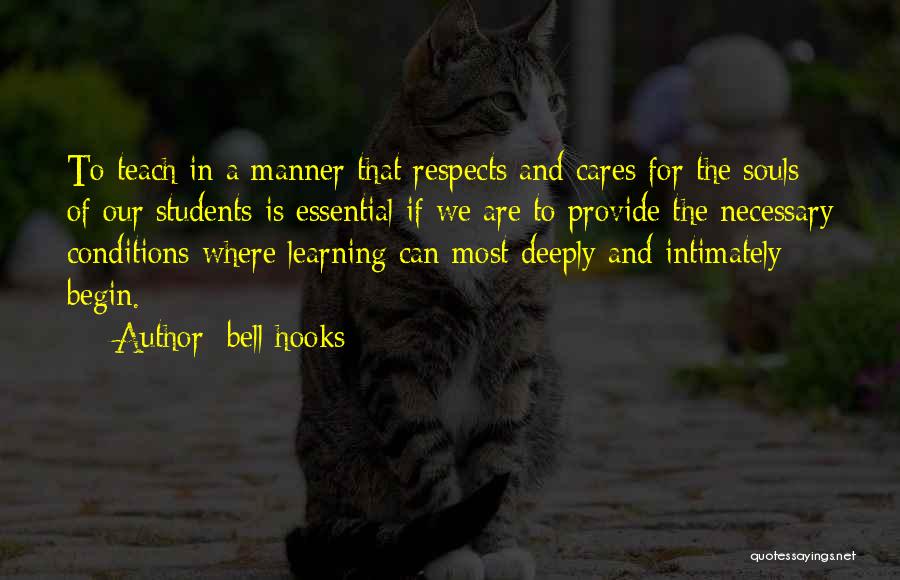 Learning Who Really Cares Quotes By Bell Hooks