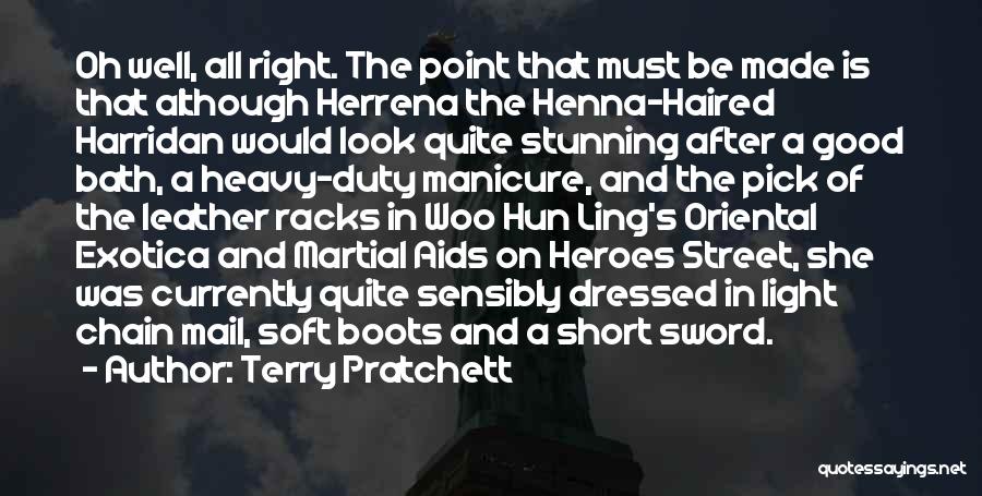 Leather Boots Quotes By Terry Pratchett