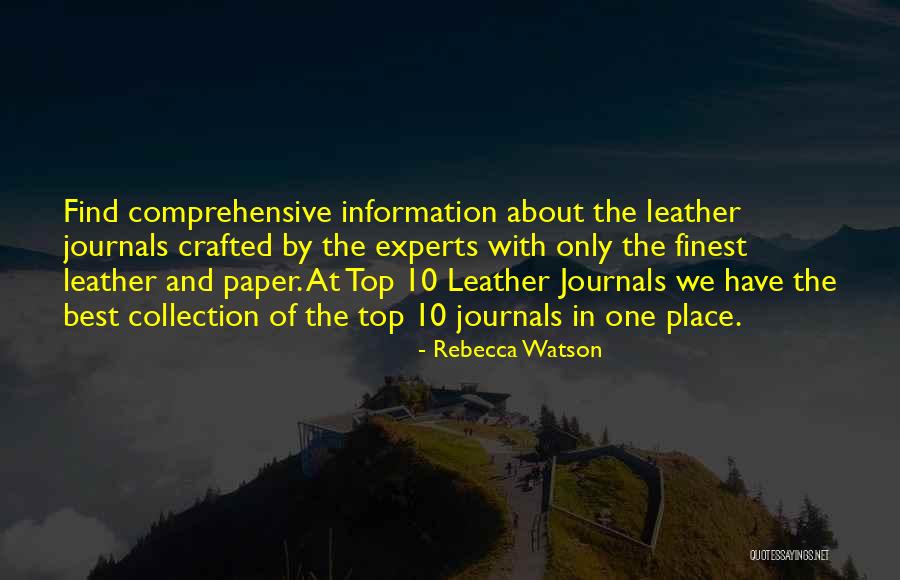 Leather Bound Quotes By Rebecca Watson Leather Bound Quotes By Rebecca Watson
