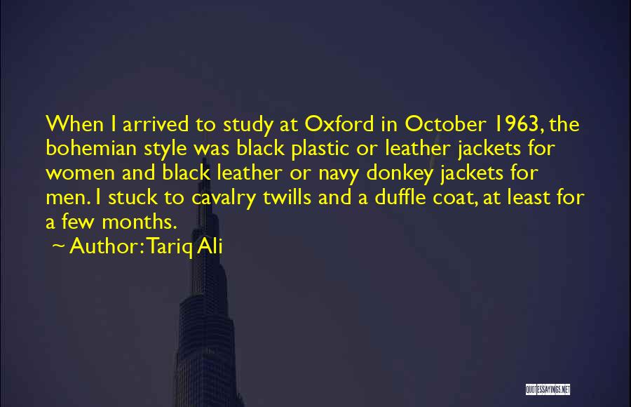 Leather Jackets Quotes By Tariq Ali