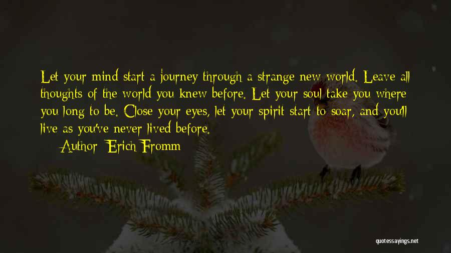 Leave And Let Live Quotes By Erich Fromm