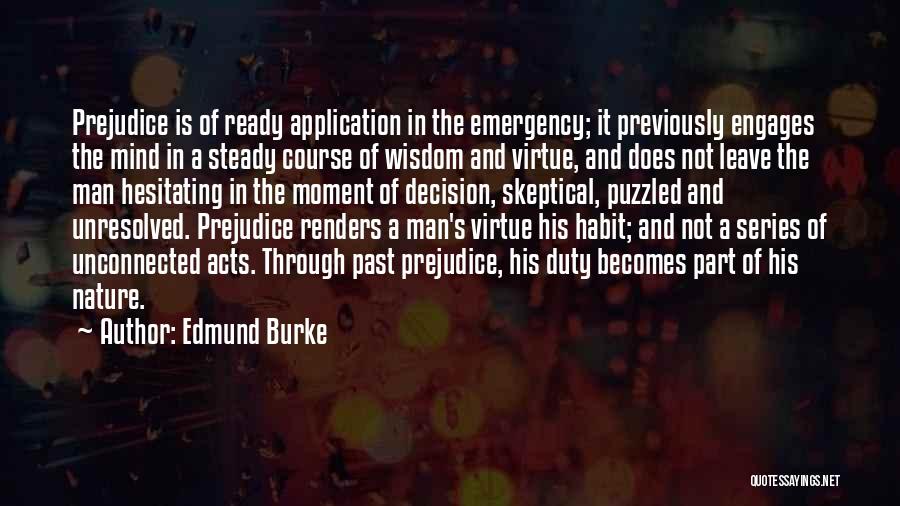 Leave Application Quotes By Edmund Burke