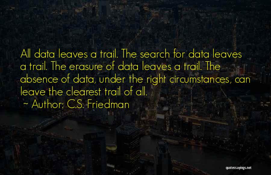 Leave Of Absence Quotes By C.S. Friedman