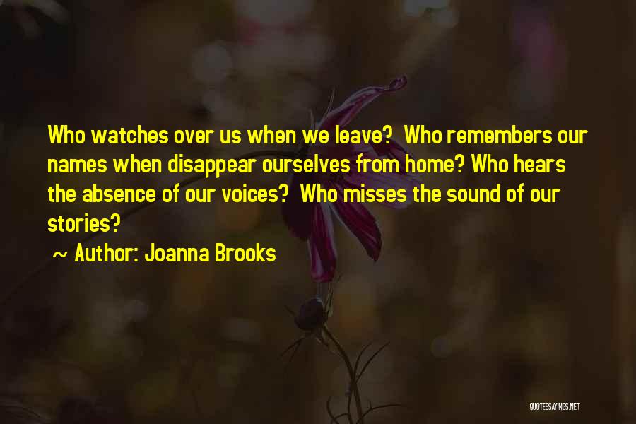 Leave Of Absence Quotes By Joanna Brooks