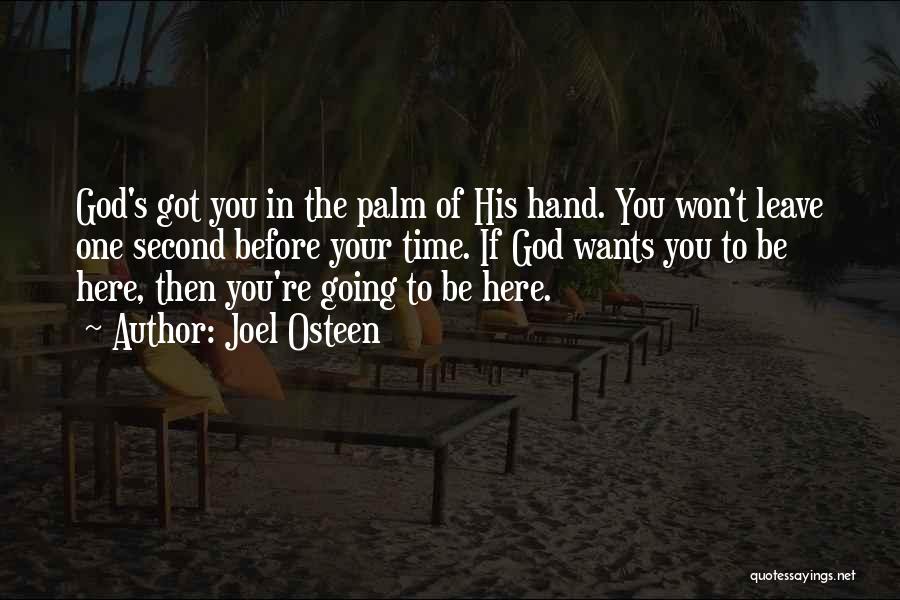 Leave On God's Hand Quotes By Joel Osteen Leave On God's Hand Quotes By Joel Osteen