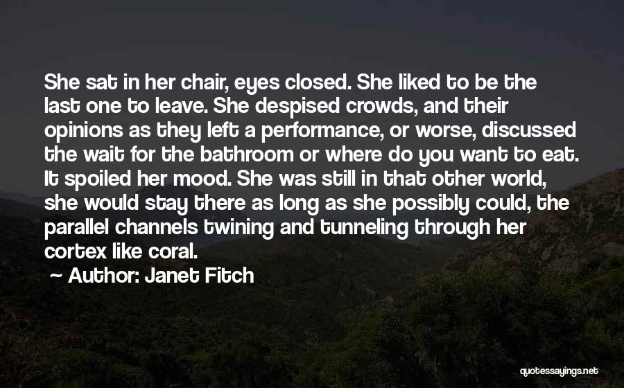 Leave Or Stay Quotes By Janet Fitch