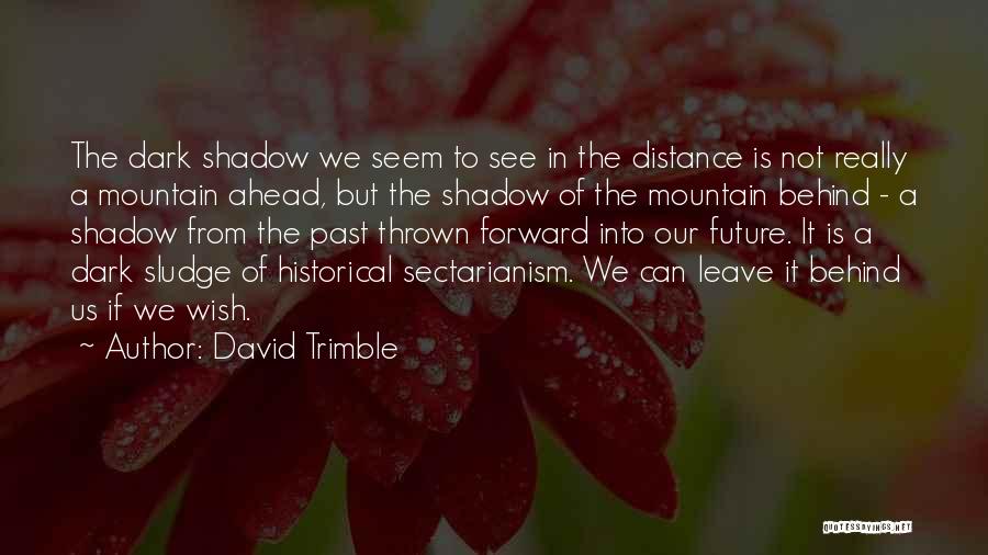 Leave Past Behind Quotes By David Trimble