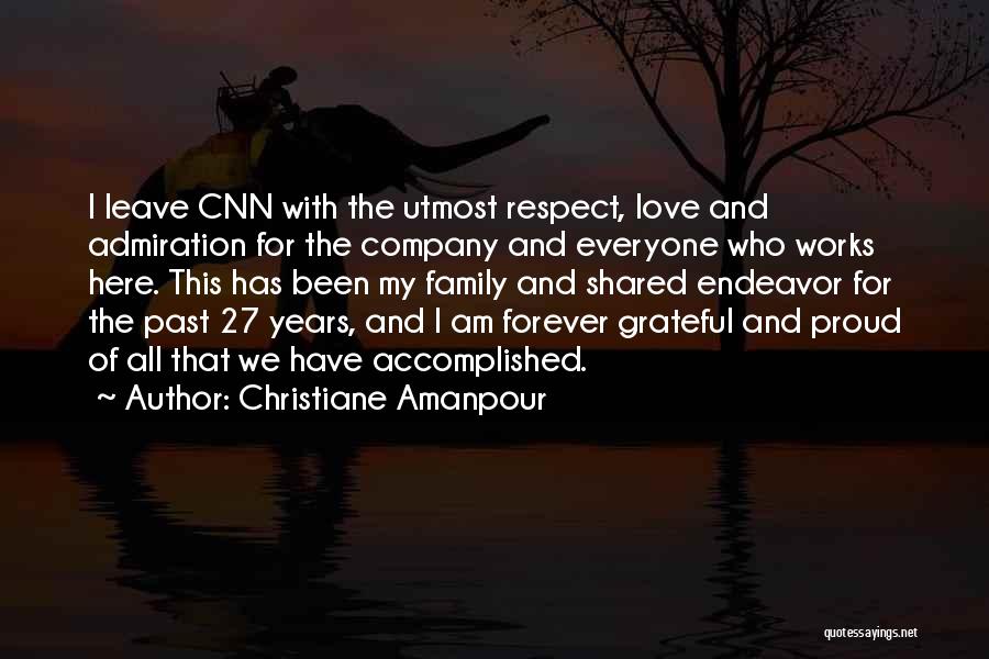 Leave The Past Love Quotes By Christiane Amanpour