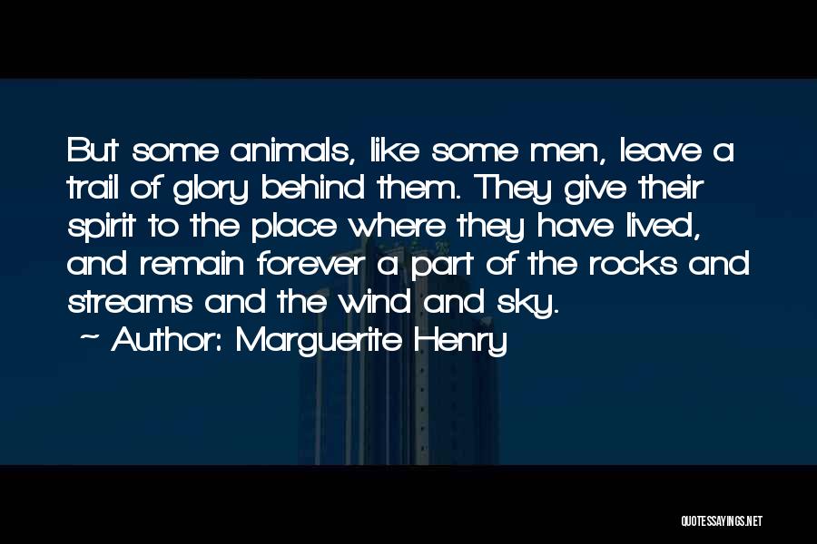 Leave Them Quotes By Marguerite Henry