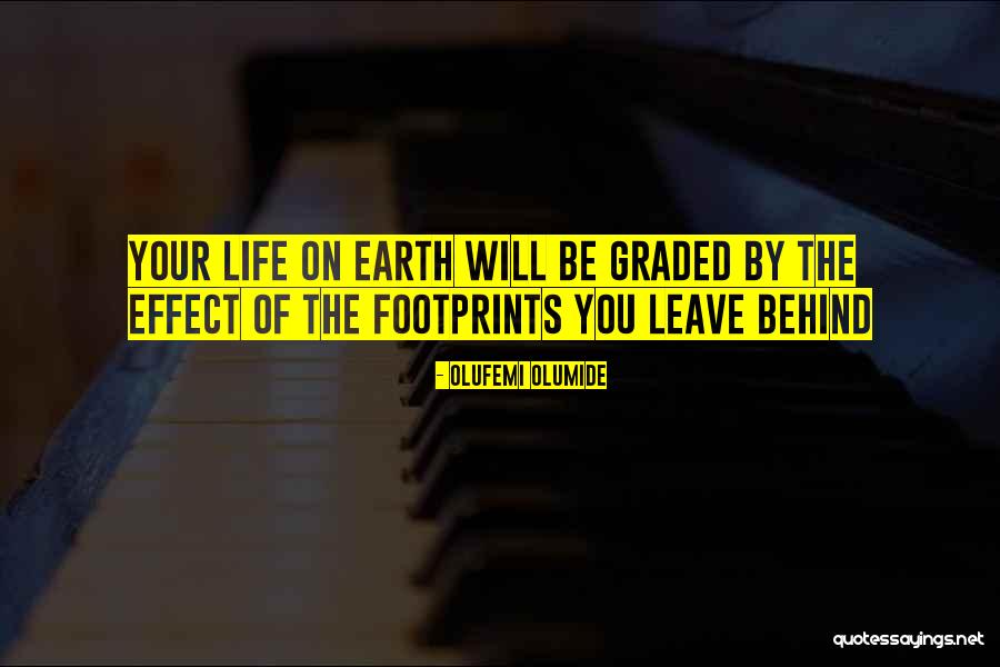 Leave Your Footprints Quotes By Olufemi Olumide