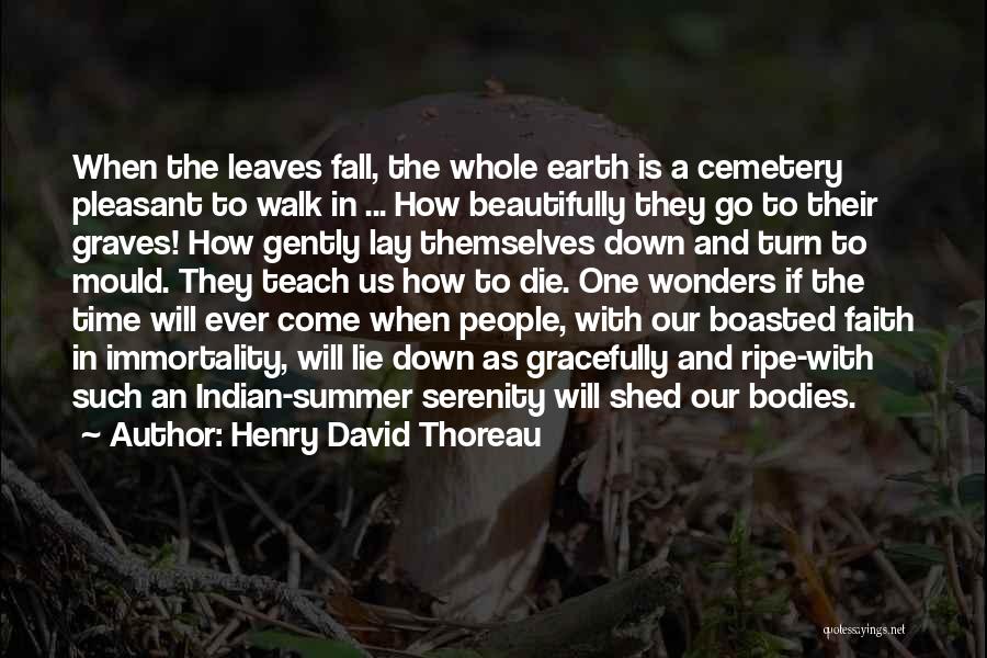 Leaves And Fall Quotes By Henry David Thoreau
