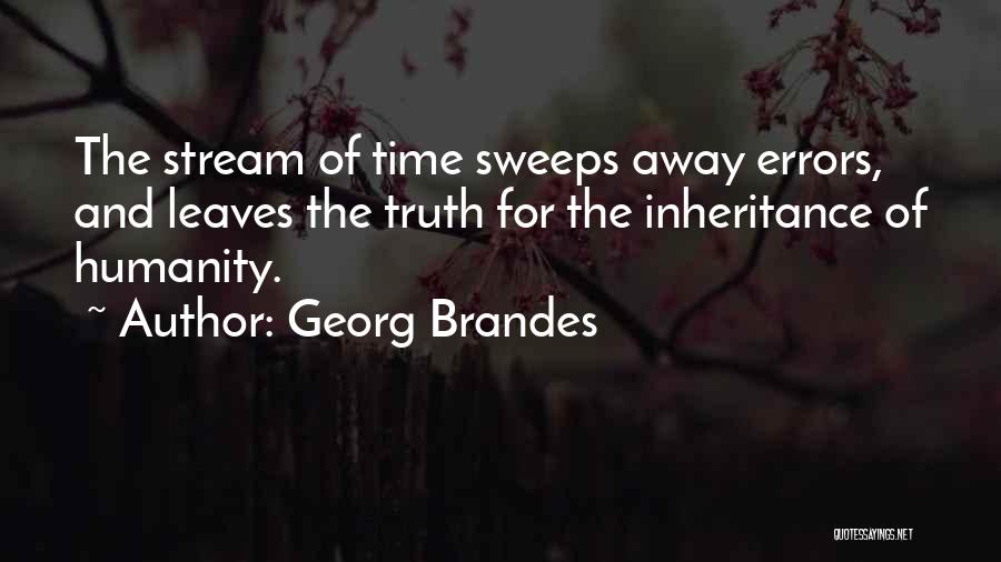 Leaves And Quotes By Georg Brandes