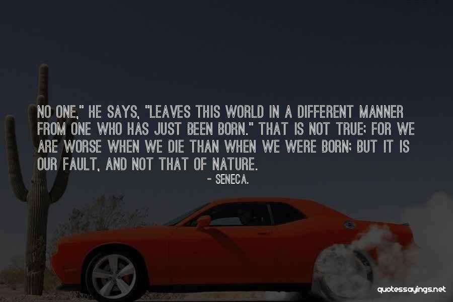 Leaves And Quotes By Seneca.