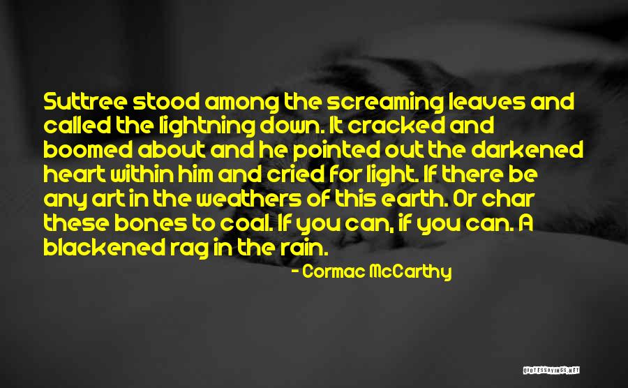 Leaves And Rain Quotes By Cormac McCarthy