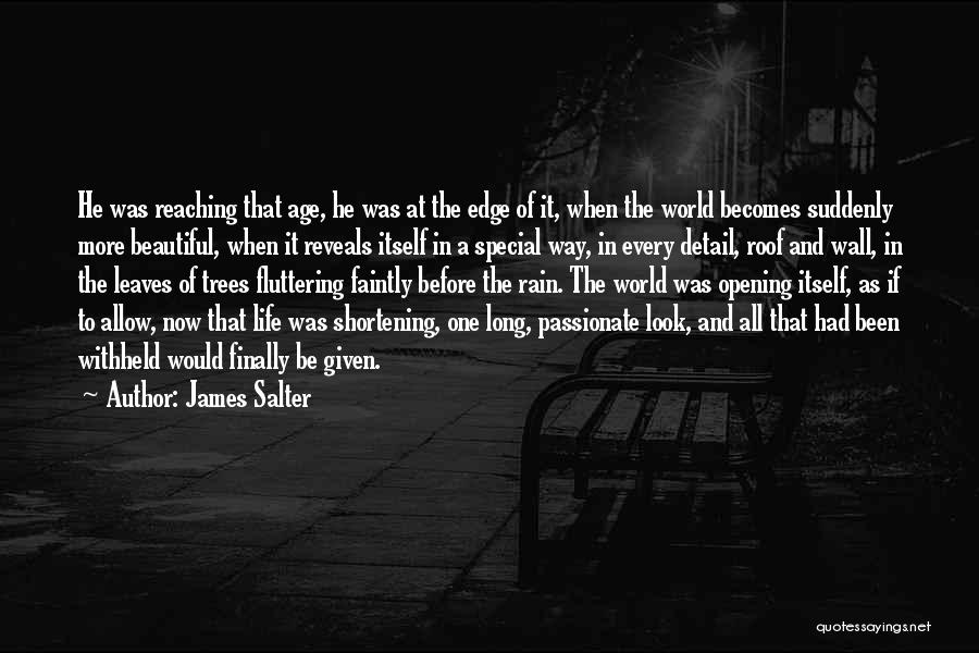 Leaves And Rain Quotes By James Salter