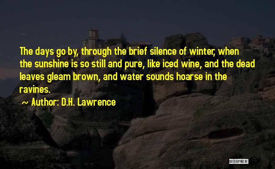 Leaves And Water Quotes By D.H. Lawrence