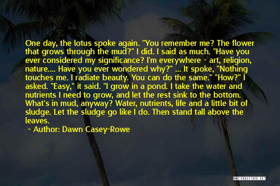 Leaves And Water Quotes By Dawn Casey-Rowe