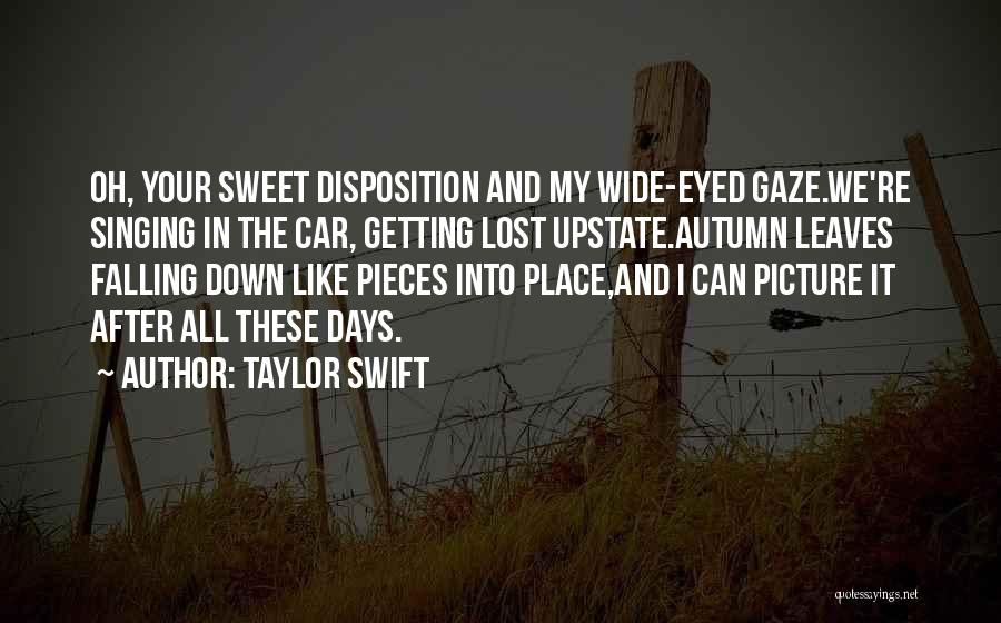 Leaves Falling Quotes By Taylor Swift