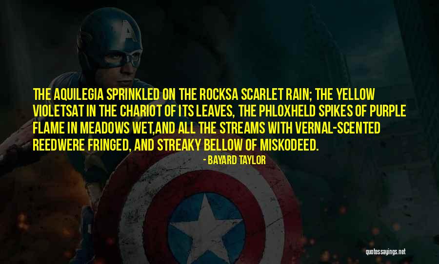 Leaves In Rain Quotes By Bayard Taylor Leaves In Rain Quotes By Bayard Taylor