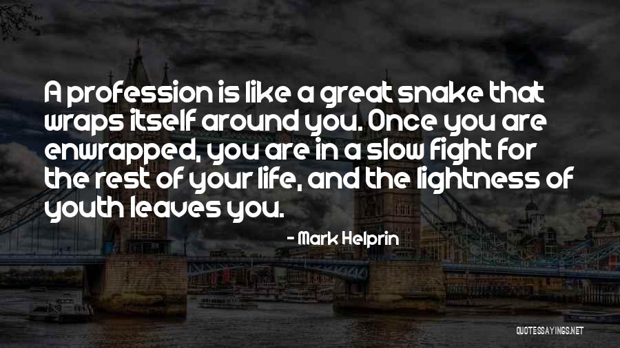 Leaves In Your Life Quotes By Mark Helprin Leaves In Your Life Quotes By Mark Helprin